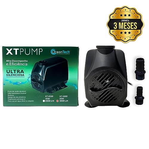 Bomba Submersa Ocean Tech XT Pump 3000l/h 55W para Aquários - 220V