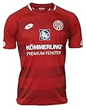 mainz official LOTTO Erwachsene MAINZ 18 Home Jrs Jersey Short Sleeve, Flame, L
