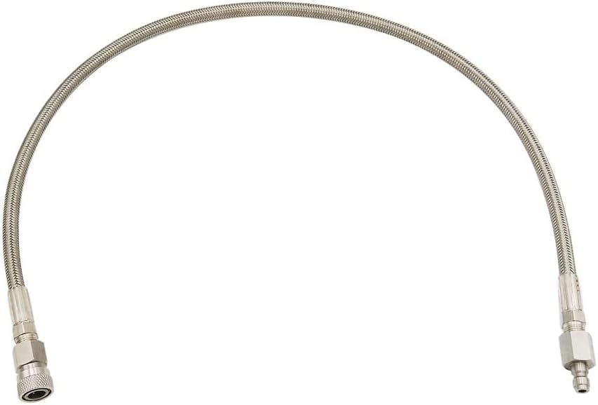 Heyxire pring Hose for Paintball & Airsoft: PCP Air Pump Fill Kit,High-Pressure SS, Quick Fittings for Tank-Compressor Compatibility