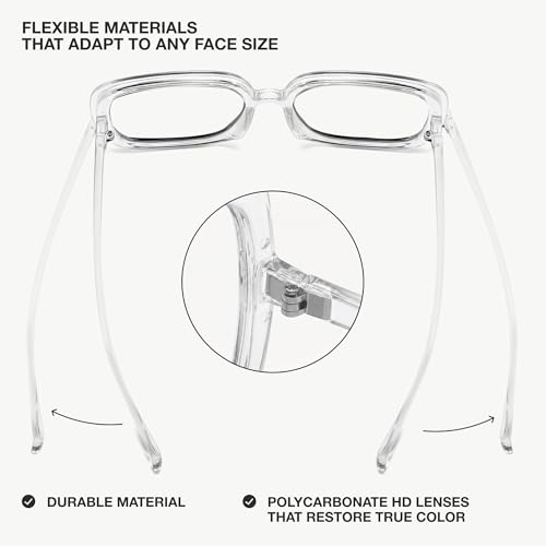 Image of miyya Blue Light Blocking Glasses for Women, Blue Light Glasses for Women Oversized Fashion Glasses