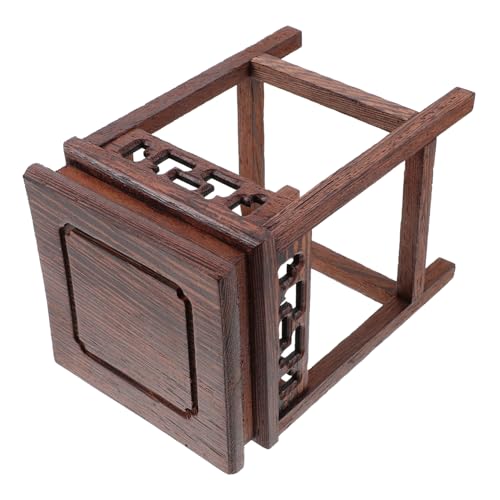 BCOATH Vaso Legno Antico per Piante Supporto Decorativo per Fioriere Piccole Stabile e Resistente per Casa e Giardino