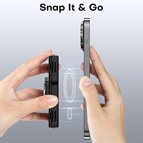 Slim Minimalist RFID Proof Men's Wallet - Airtag Holder, Magnetic Card Holder, Front Pocket Metal Credit Card Wallet Stand, Blue2