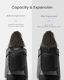 tomtoc plecak podręczny Ryanair 40x30x20, 23‑28L rozkładany Backpack podróżny | plecak podręczny samolotowy EasyJet Eurowings Wizz Air, dla kobiet i mężczyzn, wodoodporny weekendowy