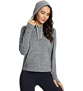 BALEAF Women's Running Hoodies Lightweight Pullover Athletic Shirts with Thumb Holes