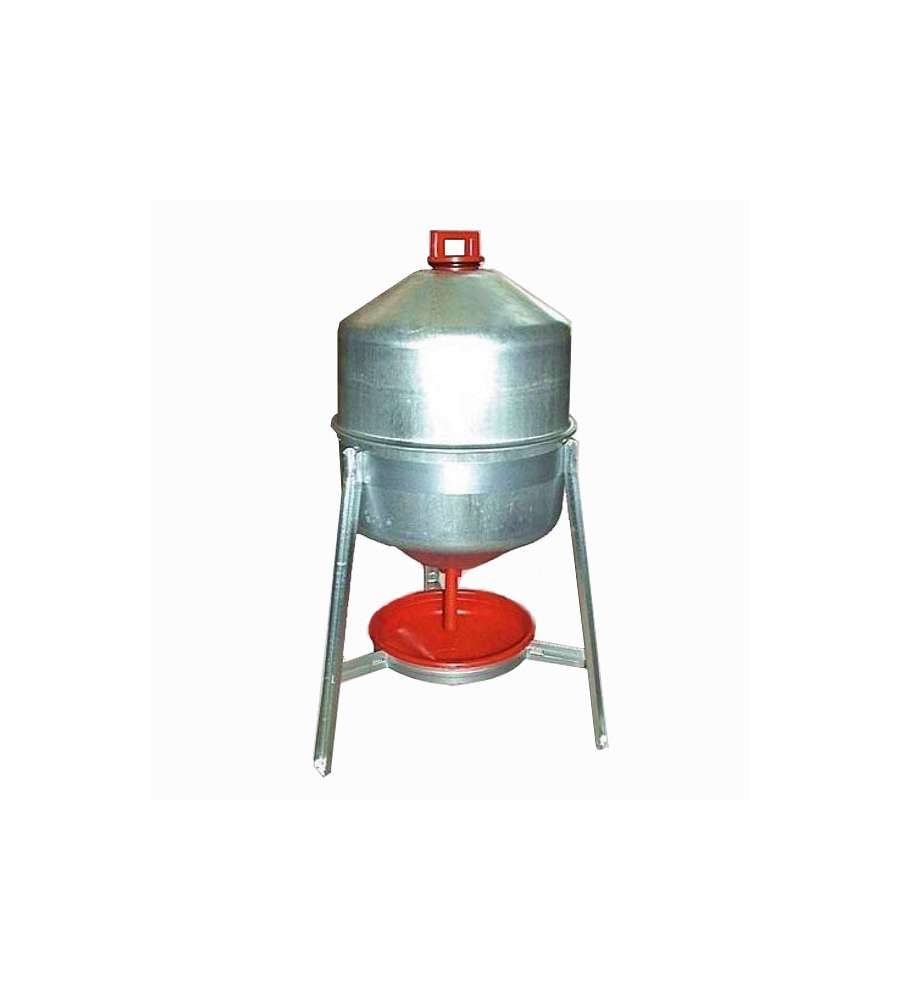 ABBEVERATOIO POLLI ACCIAIO SUPPORTO l 30