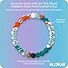 Lokai NFL Football Collection Silicone Beaded Bracelet, Miami Dolphins Home Field - Medium Size, Slide-On Style, Officially Licensed Product