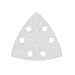 Produktbild MioTools Shark Klett-Schleifblätter, 93 mm, 6-Loch, Korn 120, f. Deltaschleifer, Korund mit Stearat (50 Stk.)