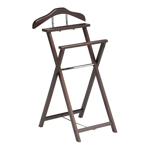 Inroom Designs Valet Stand Finish: Walnut #TOP2