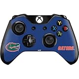 Skinit Decal Gaming Skin Compatible with Xbox One Controller - Officially Licensed College Florida Gators Mascot Blue Design