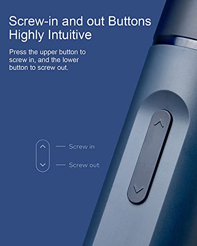 HOTO 3.6V Cordless Electric Screwdriver, 1500mAh, USB Rechargeable Battery, All-in-one Power Screwdriver, Manual-automatic Mode, 2 S2 Steel Long Bits, Ideal for Repairing Circuits/Electronics - Thumbnail 3