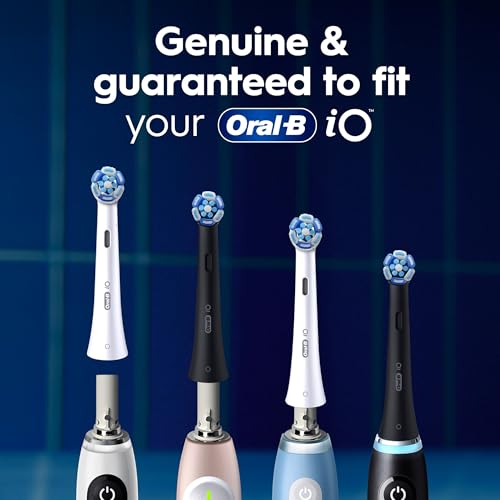 Image of Oral-B iO Series Ultimate Clean Electric Toothbrush Replacement Brush Heads for an Oral-B Electric Toothbrush, White, 2 Count (Pack of 6)