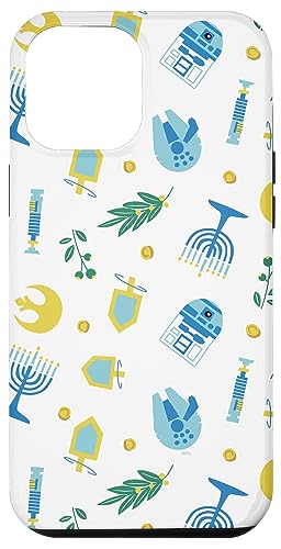 Coque iPhone 13 Pro Max Star Wars Hanukkah design de fête héroïque