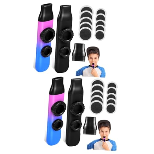 Kazoo portable à double membrane instrument de musique pour performance