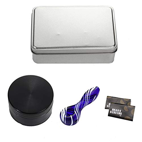 image for DAO New 4.4 inch Glass Crafts Accessories (Blue Set)