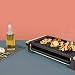 H.Koenig RP320 Plancha de Piedra Natural y Grill, Temperatura Regulable, Acero Inoxidable,...