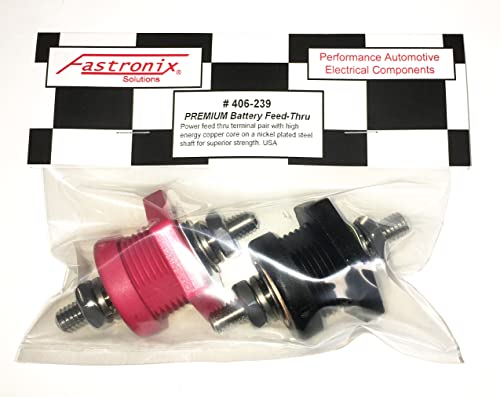 Fastronix Premium High Current 3/8" Thru Panel Battery Terminal Connectors #TOP7