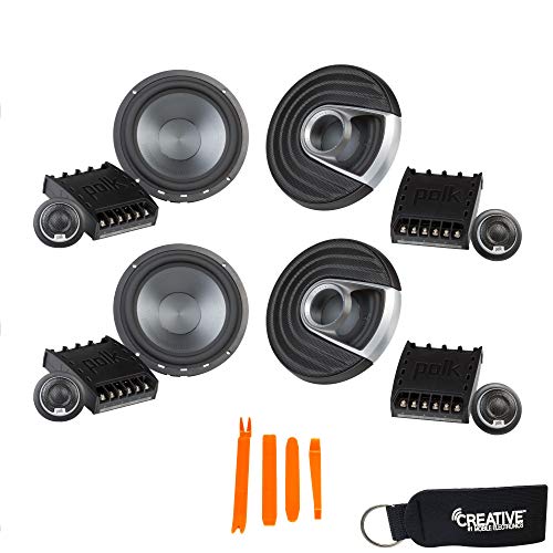 Polk MM6502 6.5" Component Speaker Bundle Includes 2 Pair with Marine and Powersports Certification