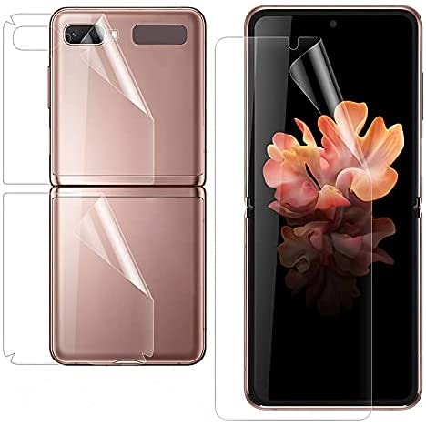 TenDll for Samsung Galaxy Z Flip 3 5G Screen Protector, 9H Hardness HD Clear Easy Tempered Glass Screen Protector for Samsung Galaxy Z Flip 3 5G. Black (2 Pack)