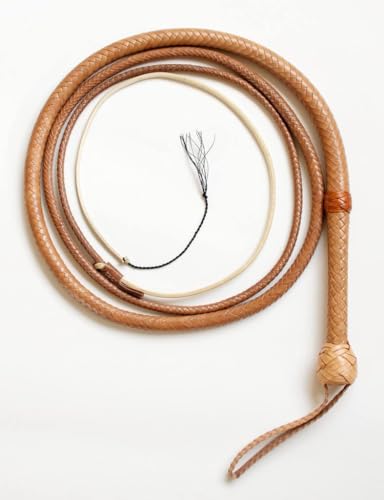 Indiana Jones Style 8, 10, 12 Pies De Largo, 12 Hebras Marrón Para