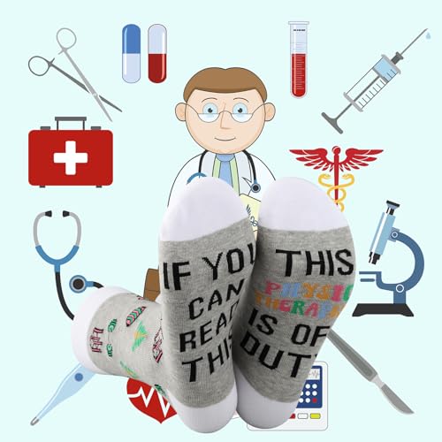 Cadeau pour physiothérapeute : chaussettes hôpital LEVLO à offrir - 5