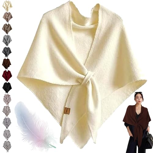 Pashmina Wraps for Women, Pashmina Shawl Wraps Women, Triangle Shawl, Women’s Solid Color Shawl, Lightweight Soft