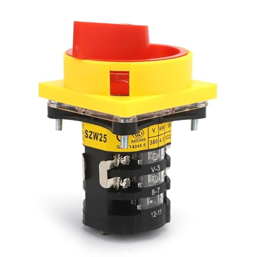 Interrupteur à came triphasé SZW25-64D/3GS inverseur de source 25 A - 4