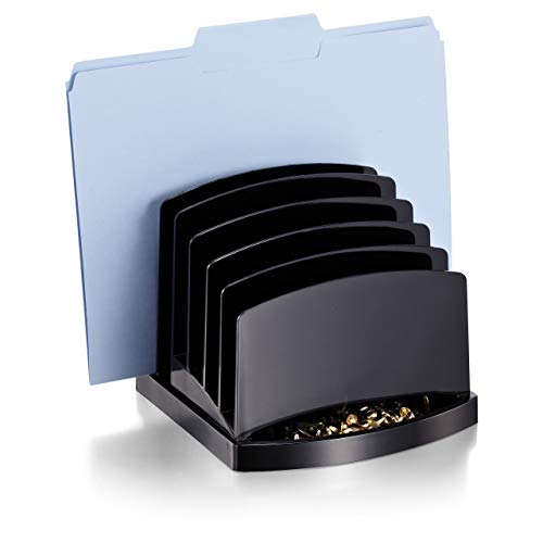 Officemate 2200 Series Executive Incline Sorter, Black (22222)