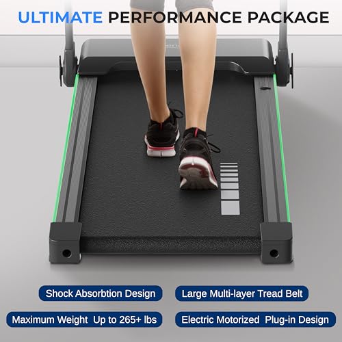 Caminadora plegable SereneLife 2.5 hp 12 programas LED miniatura 6