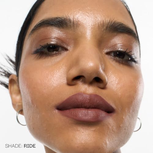 Image of Fae Beauty Lip Whip 12Hr Comfortable Matte Liquid Lipstick (10ml) | Waterproof | Long Wear | Non Drying | Soft Mousse Smudgeproof Formula | Vegan | With Moisture Lock Technology | Enriched with Vitamin E and Cherry Coffee - Ride
