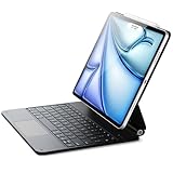 ESR [Upgraded] for iPad Air 13 Inch Case Keyboard M4/M3/M2 (2026/2025/2024) & iPad Pro 12.9 inch (6th/5th/5th/3rd) Magic Keyboard, Easy-Set Floating Cantilever Stand, Trackpad, Rebound Series, Black