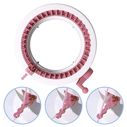Image of Umootek SENTRO 40 Needles Knitting Machine with Electric Adapter, Knitting Board Rotating Double Loom,Smart Weaving Loom Round Knitting Machines, Weaving Loom Machine Kit for Automatic Knit