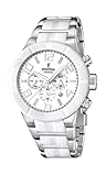 Festina Unisex Chronograph Quarz Uhr mit Edelstahl Armband F16576/1