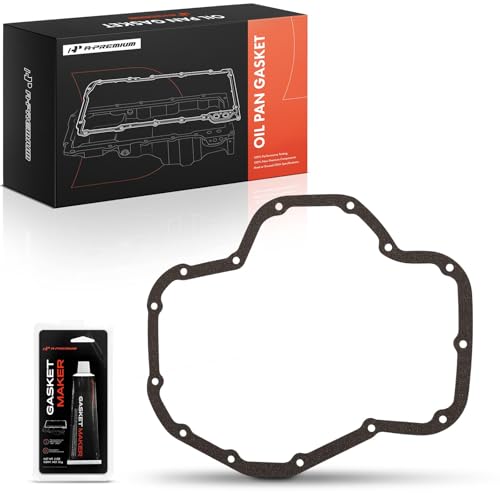 A-Premium 2.4L Engine Oil Pan Gasket Set, Compatible with Toyota Camry 2002-2011, RAV4 2001-2008, Corolla 2009-2012, Highlander 2001-2007, Matrix, Solara & Scion tC, xB & Lexus HS250h & Pontiac Vibe