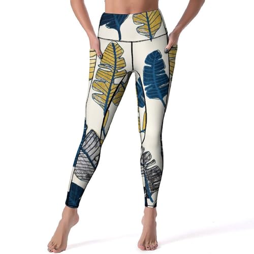 Legging femmes premium taille haute sport Plumes D'antan S