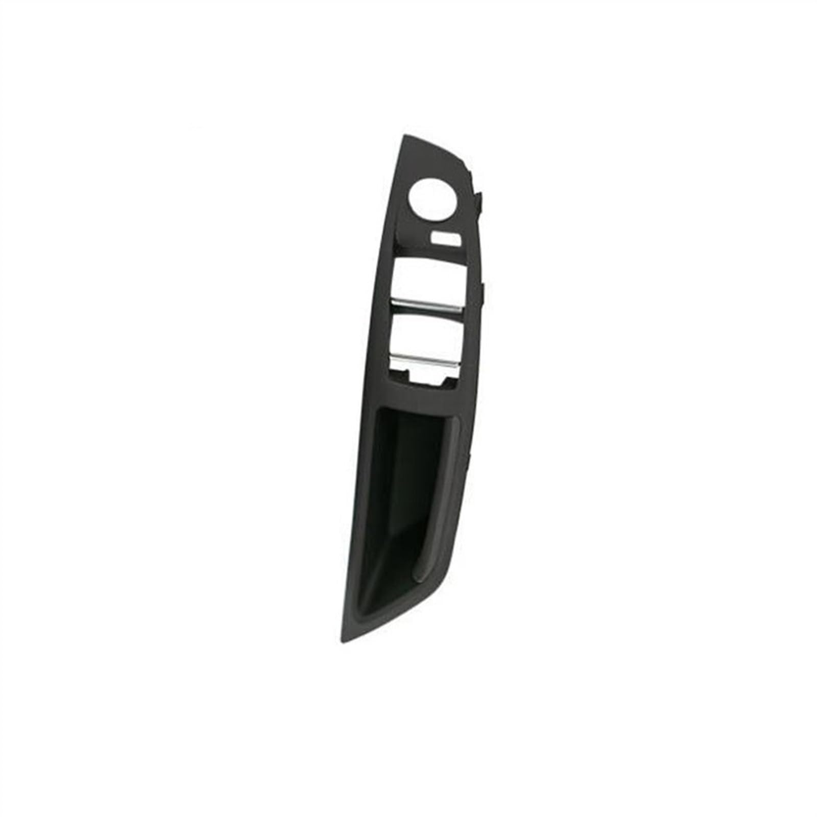 YUEYZHK Car Door Handle Panel Cover LHD Driver Side Interior for 5 Series F10 F11 F18 520 523 525 528 530(Black-a)