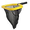 LjzlSxMF Zwembad Skimmer Net Fijne Mesh Fonteinen Vijver Blad Debris Cleaning Tool voor Spa Geel