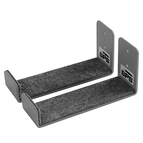 BPS Minimalist Board Wall Racks for Surfboard or Longboard - Choose Color and Bundle (Surfboard/Longboard Size - Spanish Grey)