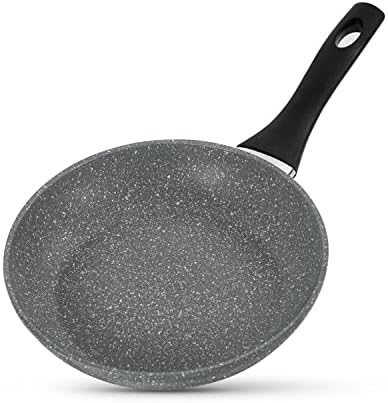 FAMES Non Stick Frying pan with Induction Base - 30cm / 12 inch Anti Stain and Scratch Proof Granite Frying Pan (30cm)