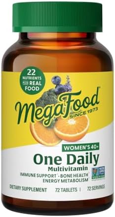 MEGAFOOD Women's 40+ One Daily Multivitamin Tablets, 72 CT