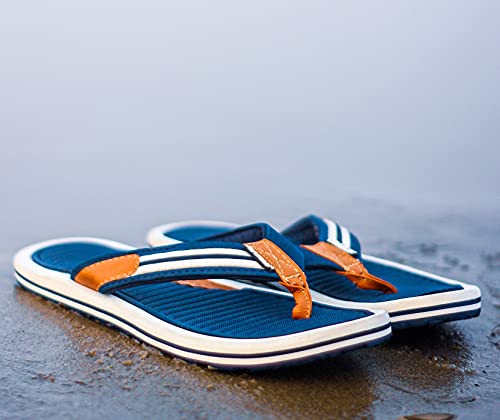 SOLETHREADS SOHO Suave Uber Cool Stylish Trendy Skid Resistant Eye catching Slippers Flip Flops for Men