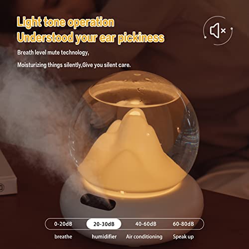Depulat Cool Mist Humidifiers For Bedroom，2L Mountain Shadow Humidifier，2Mist Mosdes，Auto-Shut Off, Humidifiers For Babies Nursery & Whole House，Easy To Use And Clean. #TOP5