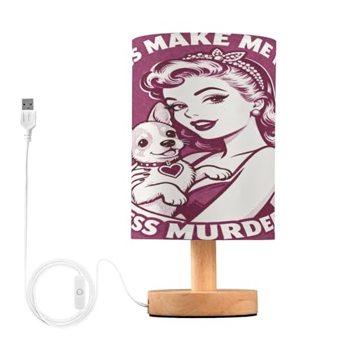 Lámpara de mesa Led Retro Girl para cuarto infantil miniatura 1