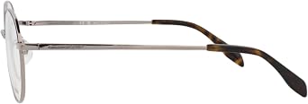 Alexander McQueen Round-Frame Metal Optical Frames