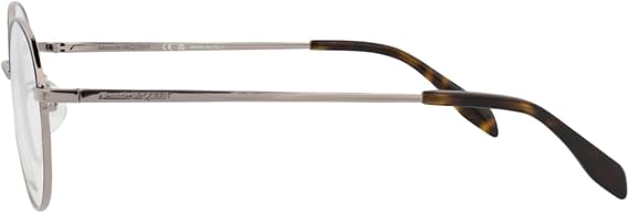 Alexander McQueen Round-Frame Metal Optical Frames