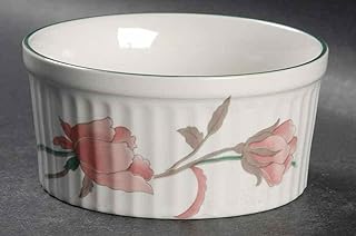Silk Flowers Souffle Dish