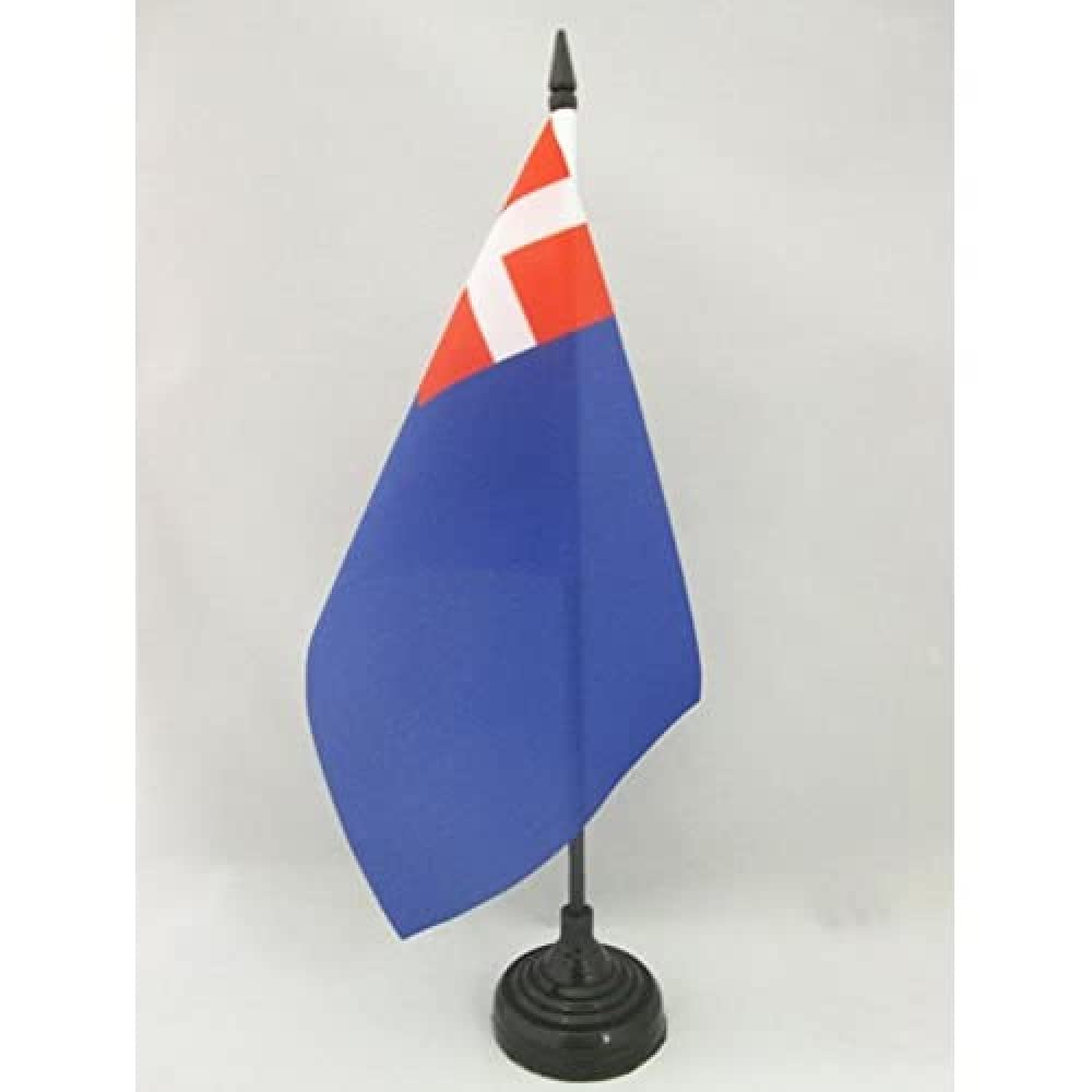 AZ FLAG Kingdom of Sardinia 1720-1861 Table Flag 5'' x 8'', sardinian Office Decoration 100% Polyester 21 x 14 cm
