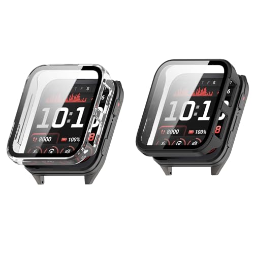 �y2���Z�b�g�zFor GARMIN(�K�[�~��) Venu X1 �P�[�X �t�B����+PC�t���[�� ��̌^ ���E�ȒP �����ߗ� �C�菝�h�~ �Ռ��z�� �����[�d�\ �S�ʕی� GARMIN(�K�[�~��) Venu X1 �p ��p�ی� �P�[�X �J�o�[�i�u���b�N�{�u��
