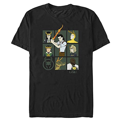 T-shirt Loki Marvel coupe large confort pour homme fort
