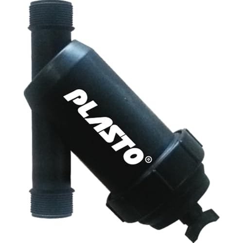 Image of Plasto Water Tank Filter | Stainless Steel 304 Grade Mesh | UV Stabilized Material | 5 Year Warranty | Cleans All Sand, Dirt Sediments (150 Micron,1 1 /4 Inch | 32MM)