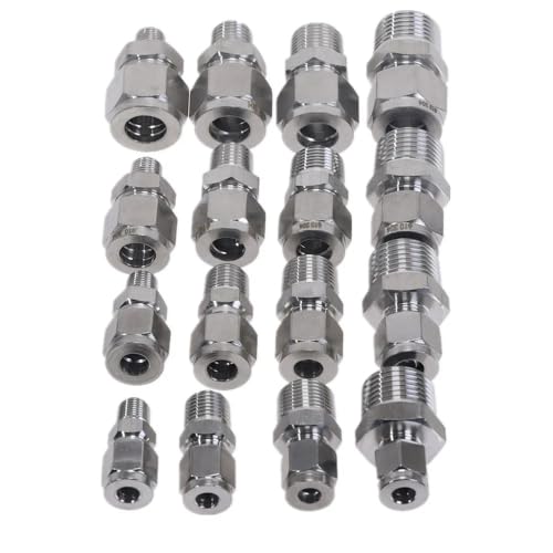 Raccord de conversion droit 12mm mâle 1/4 BSP en acier